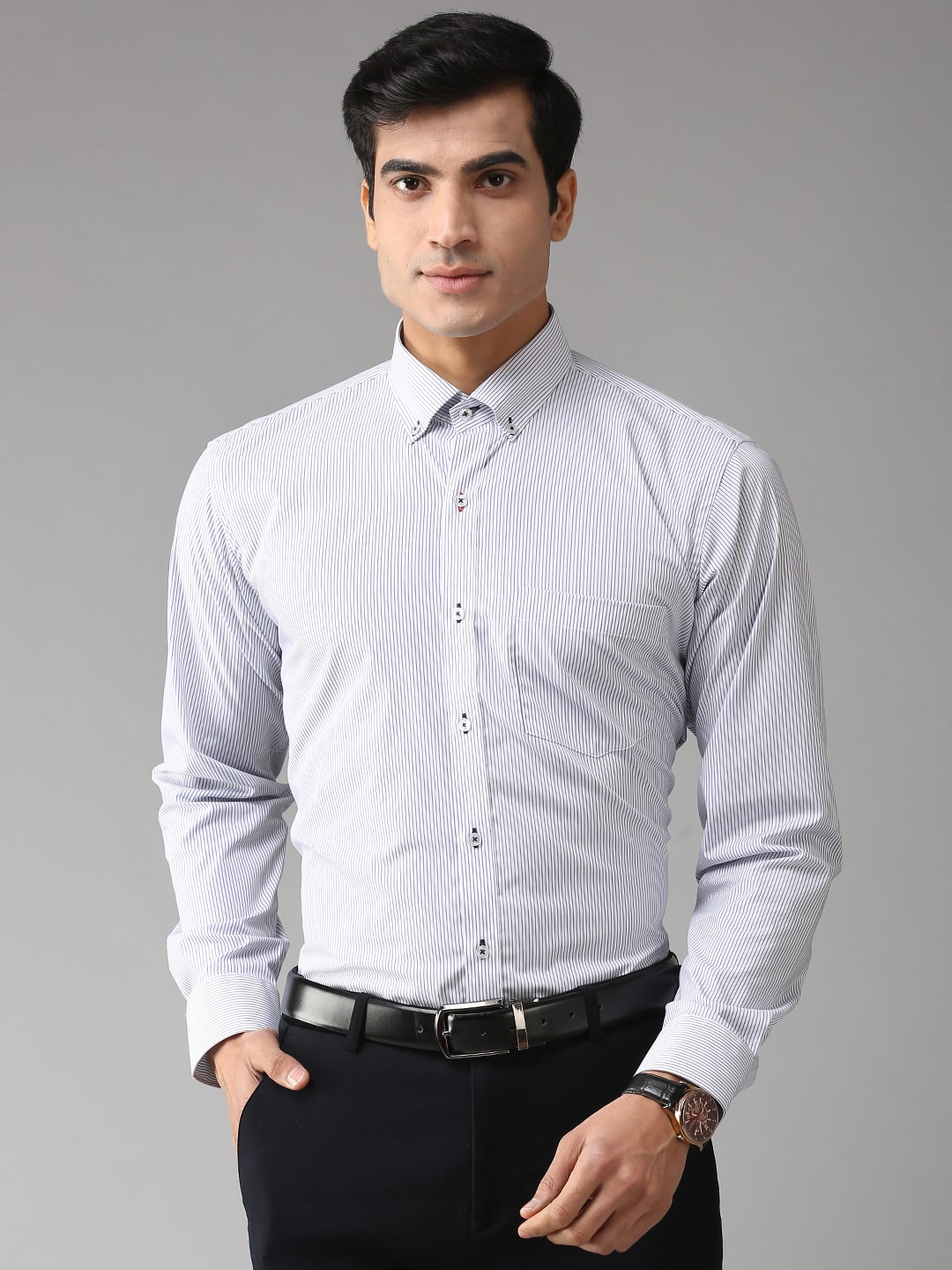 

EPPE Men Slim fit Formal Shirt - White