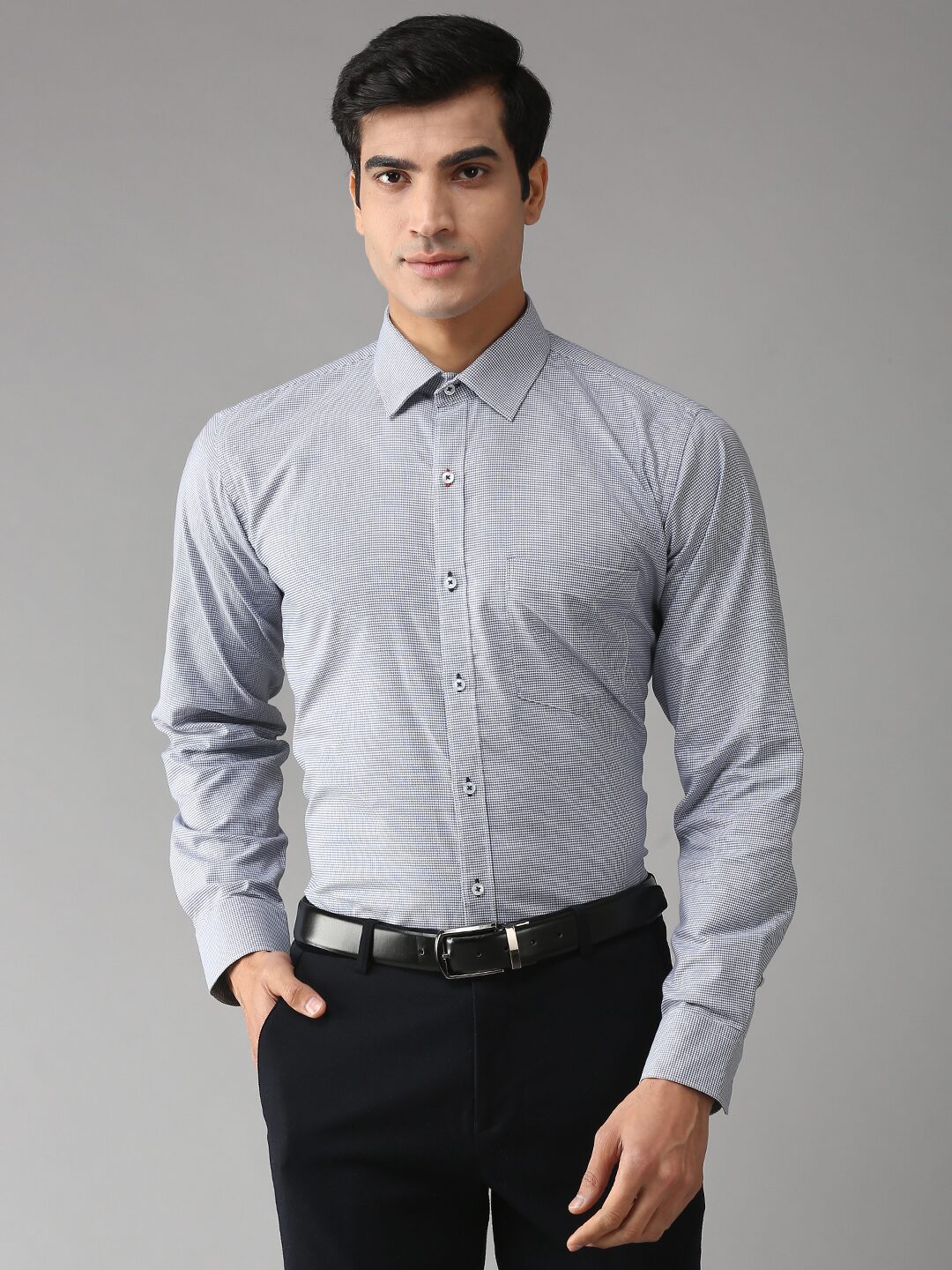 

EPPE Men Slim fit Formal Shirt - Blue
