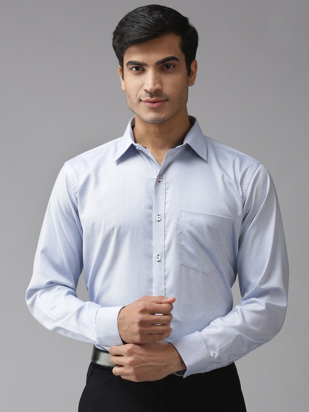 

EPPE Men Slim fit Formal Shirt - Blue