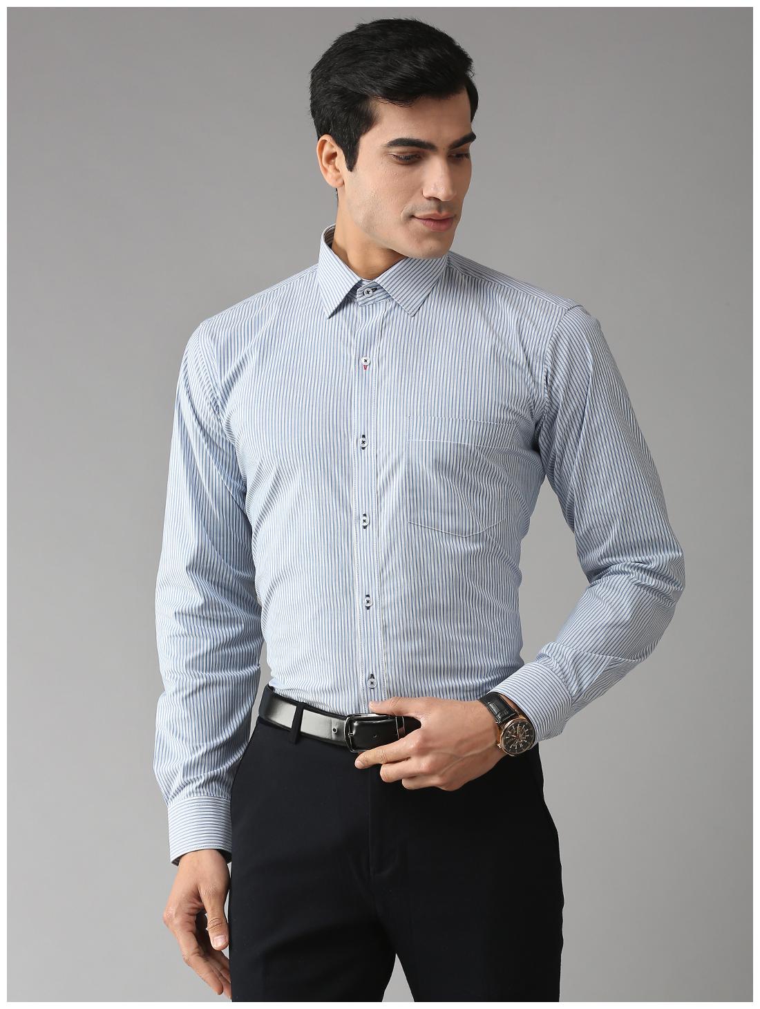 

EPPE Men Slim fit Formal Shirt - Blue
