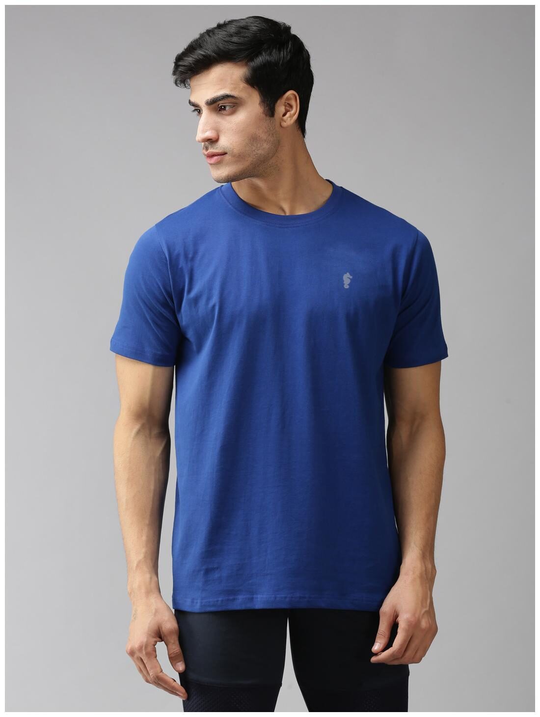 

EPPE Men Blue Regular fit Cotton Round neck T-Shirt - Pack Of 1