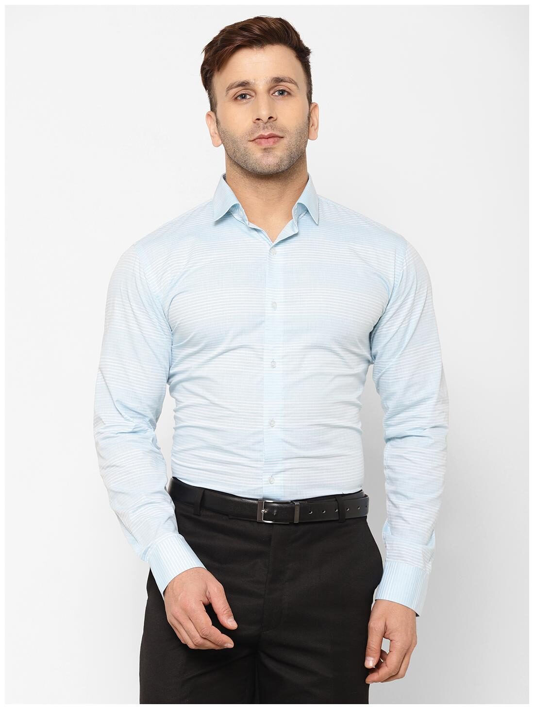 

EPPE Mens Smart Fit Full Sleeves Cotton Casual Partwear Shirt