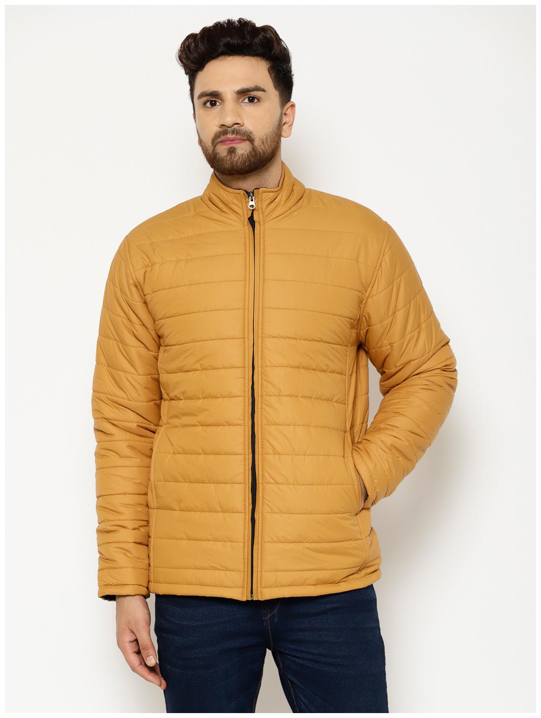 

EPPE Men Yellow Solid Bomber jacket