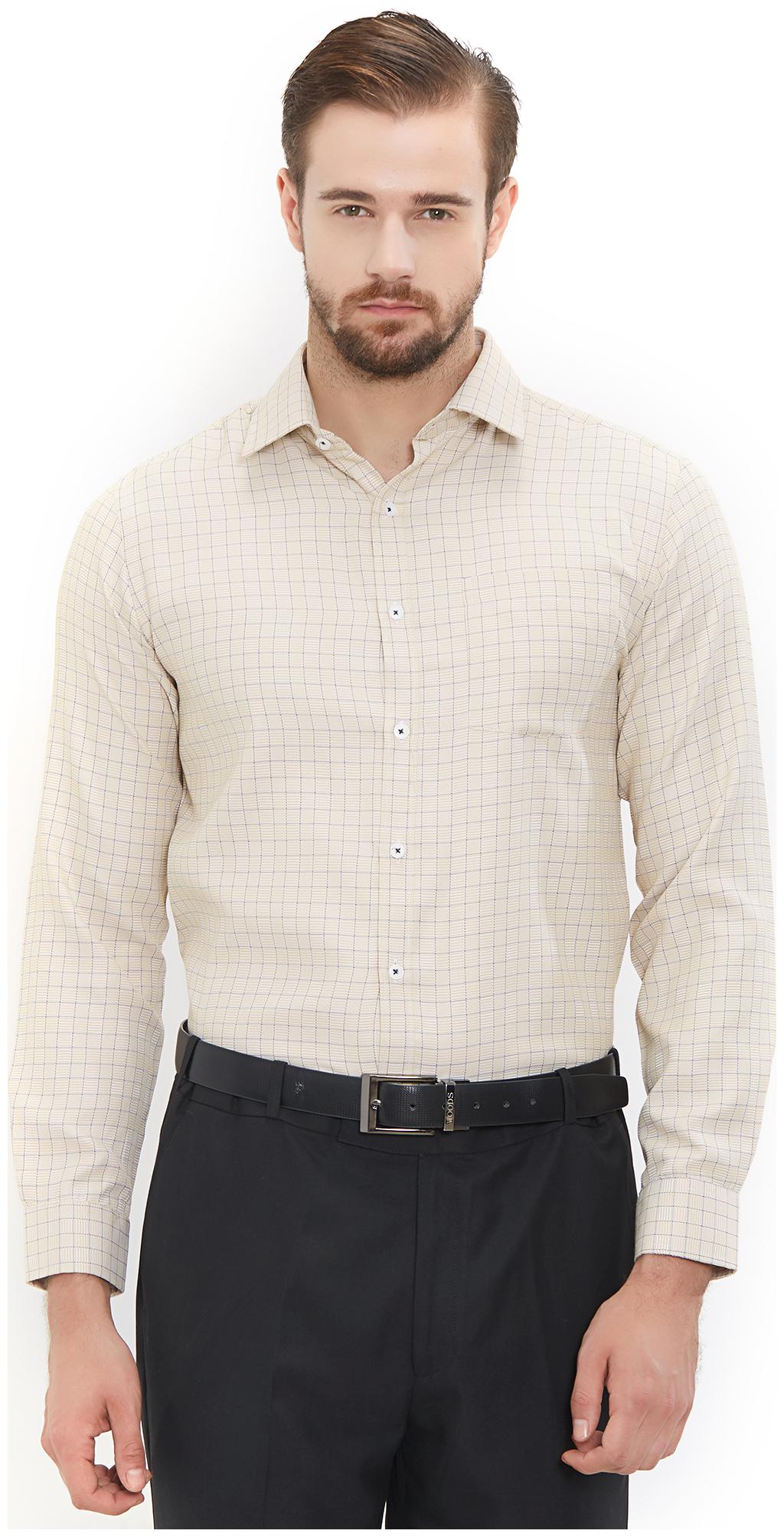 

Equinox Men Regular fit Formal Shirt - Beige