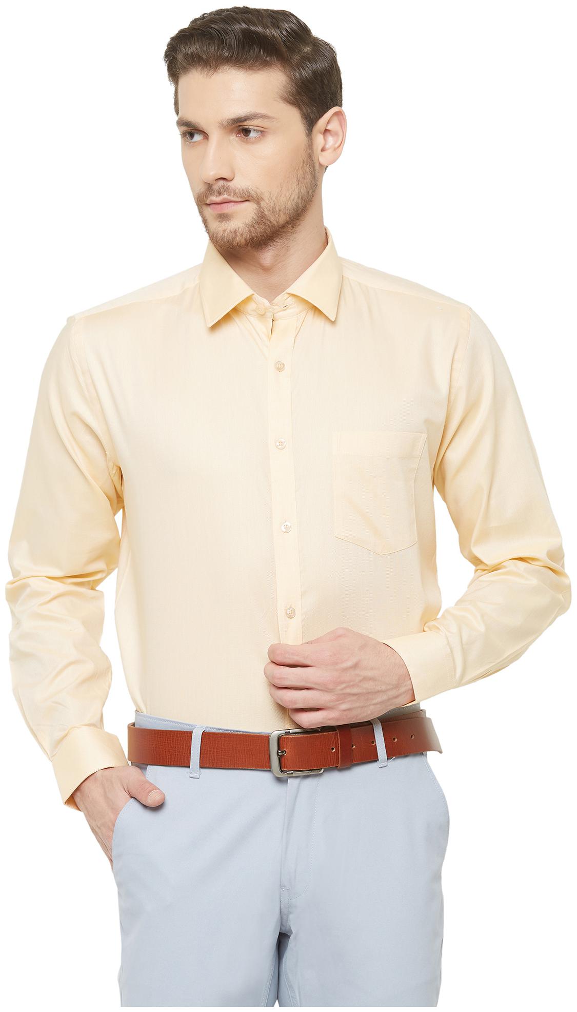 

Equinox Men Regular fit Formal Shirt - Orange