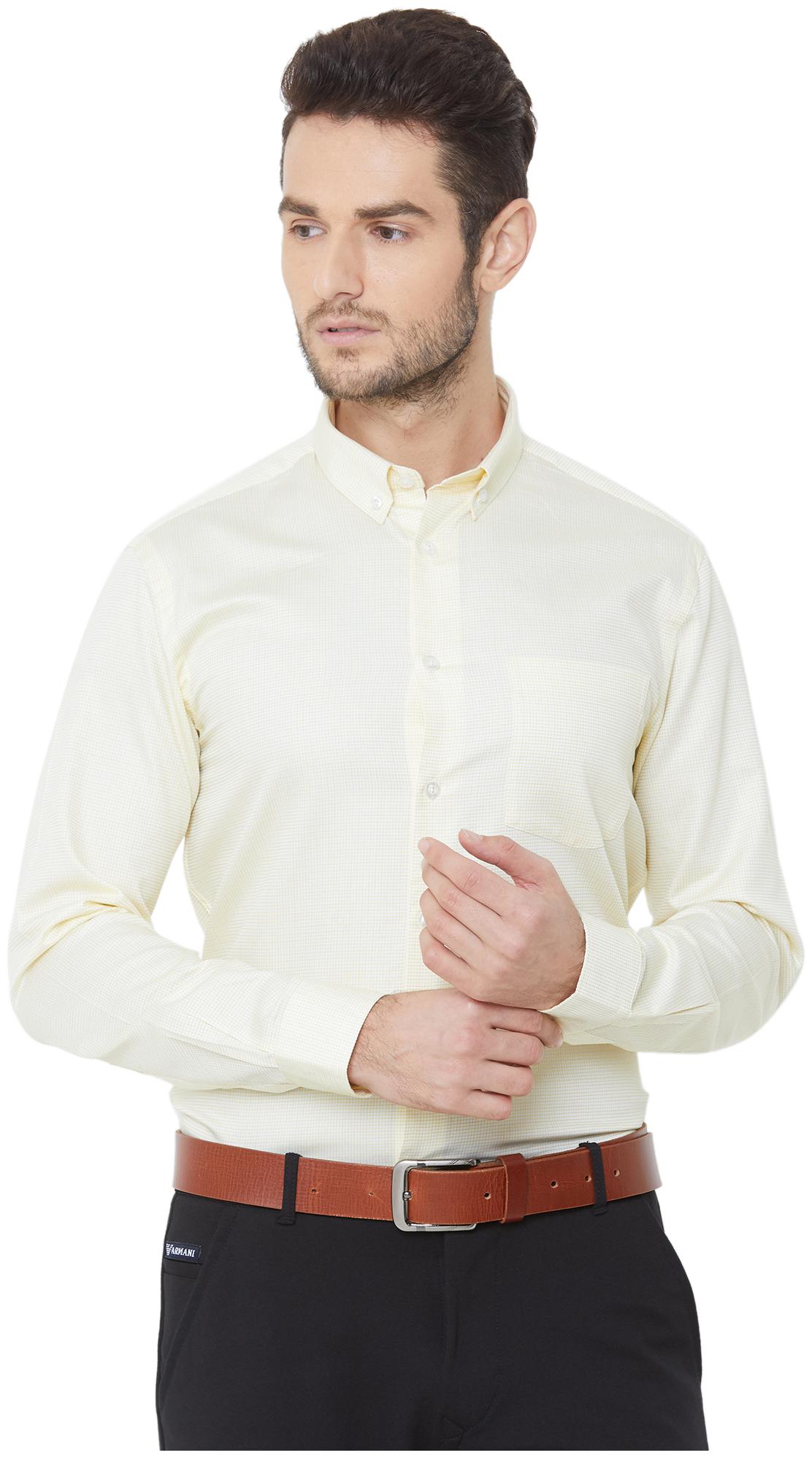 

Equinox Men Regular fit Formal Shirt - Yellow