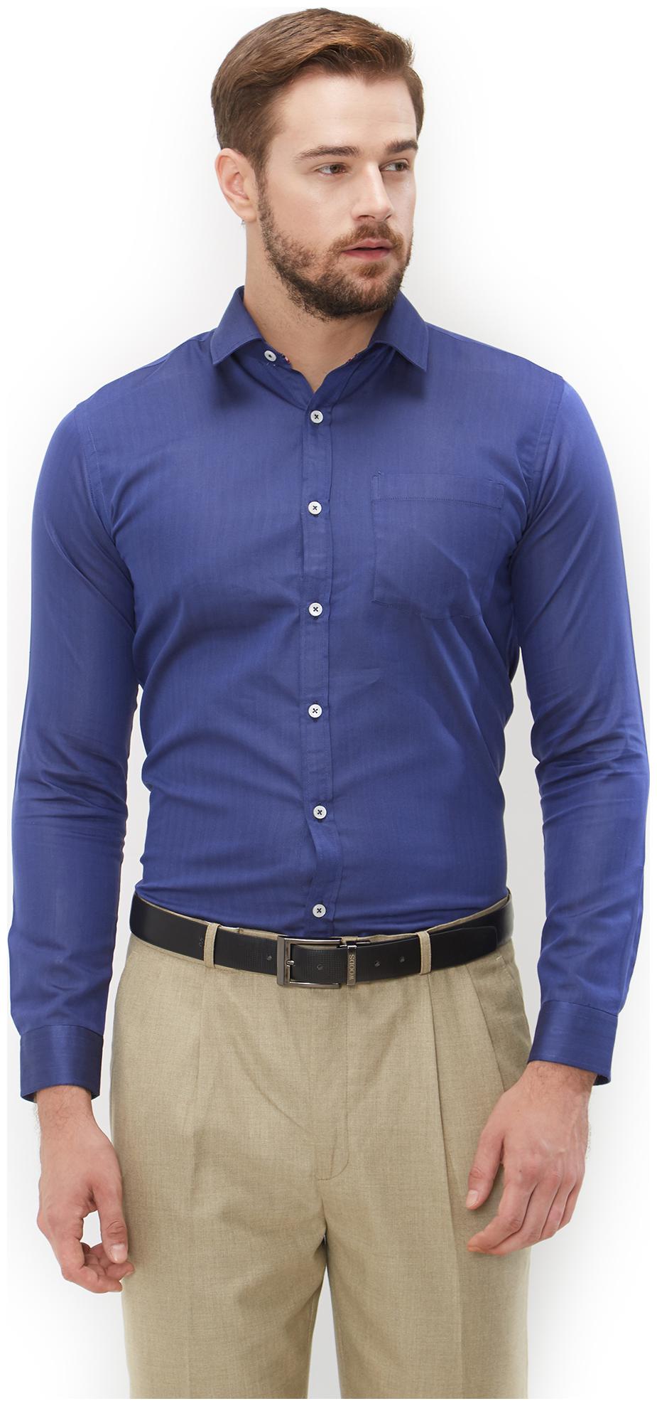 

Equinox Men Regular fit Formal Shirt - Blue