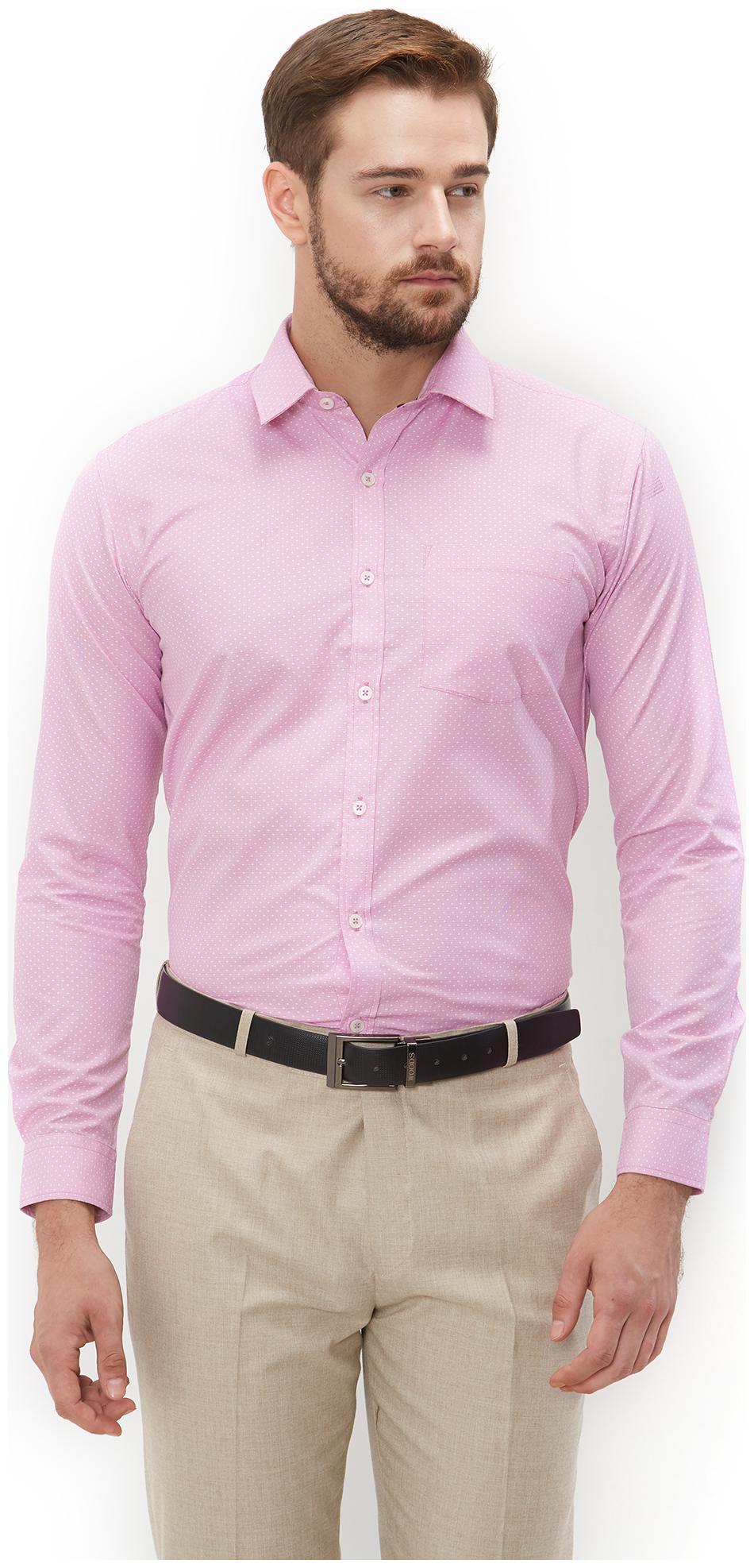 

Equinox Men Regular fit Formal Shirt - Pink