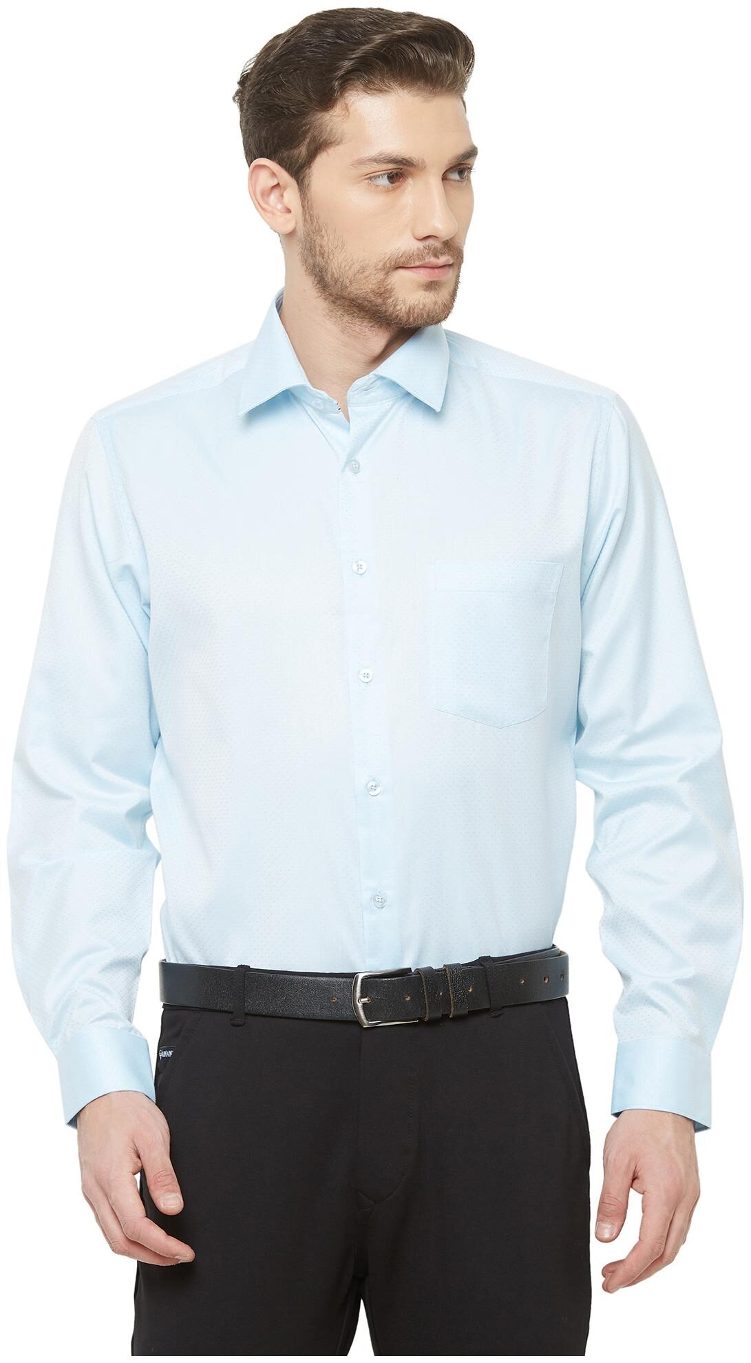 

Equinox Men Regular fit Formal Shirt - Blue