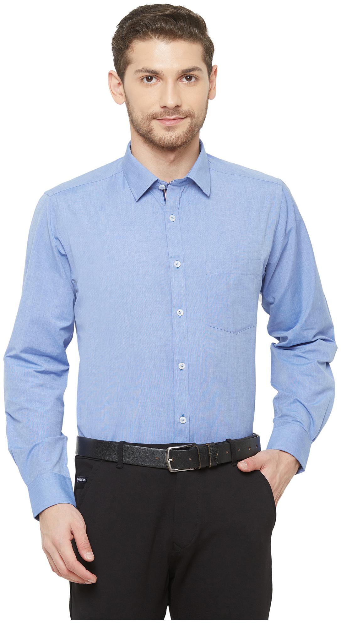 

Equinox Men Regular fit Formal Shirt - Blue