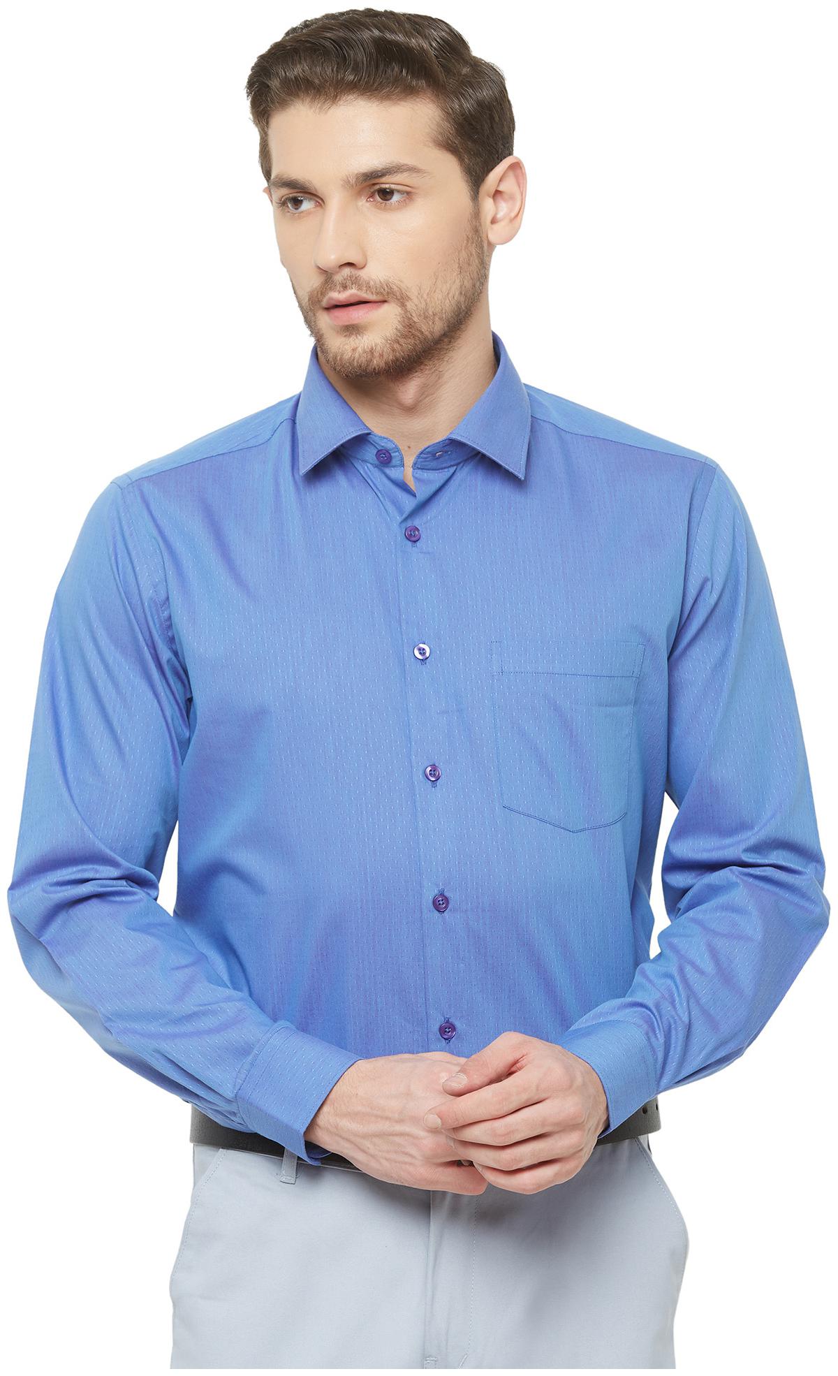 

Equinox Men Regular fit Formal Shirt - Blue