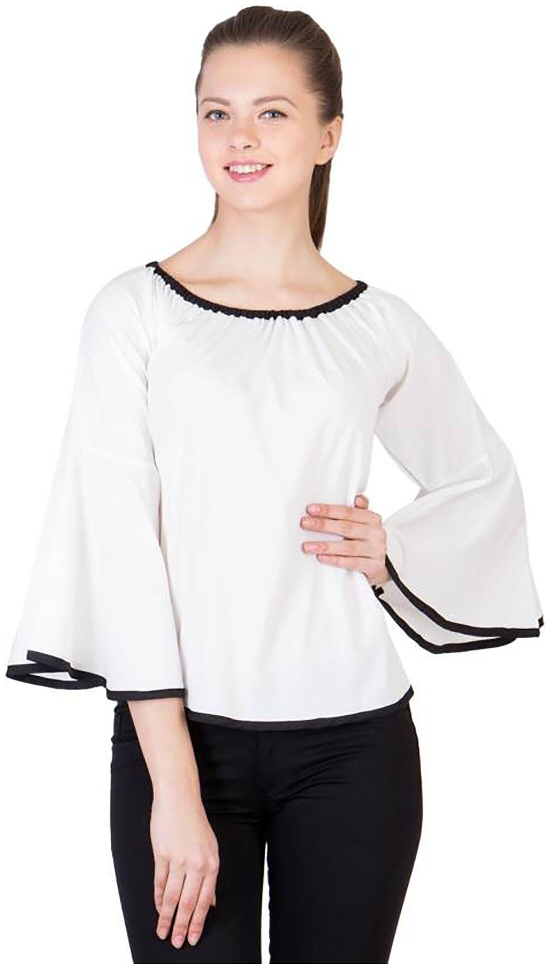 

Era Style Women Solid Regular top - White