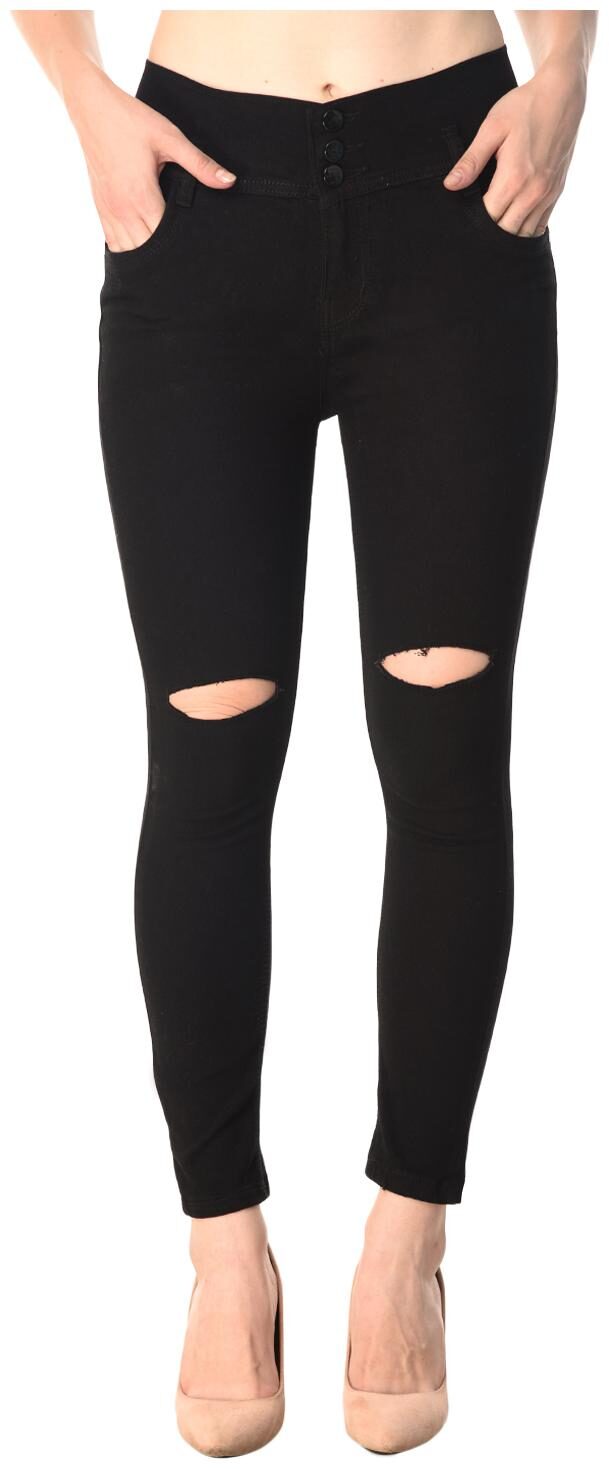 

ESSENCE JEANS Women Black Skinny fit Jeans