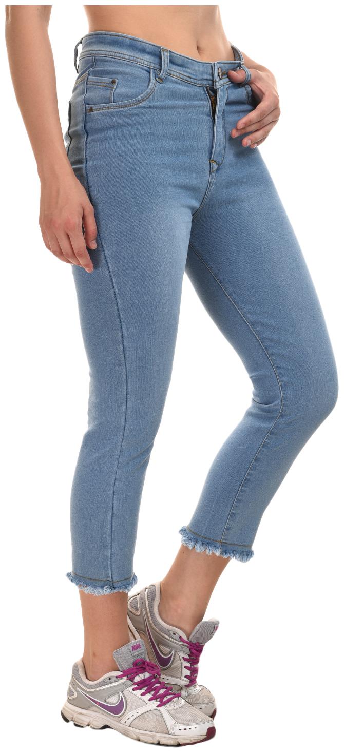

Essence Blue High Rise Solids Denim Jeans
