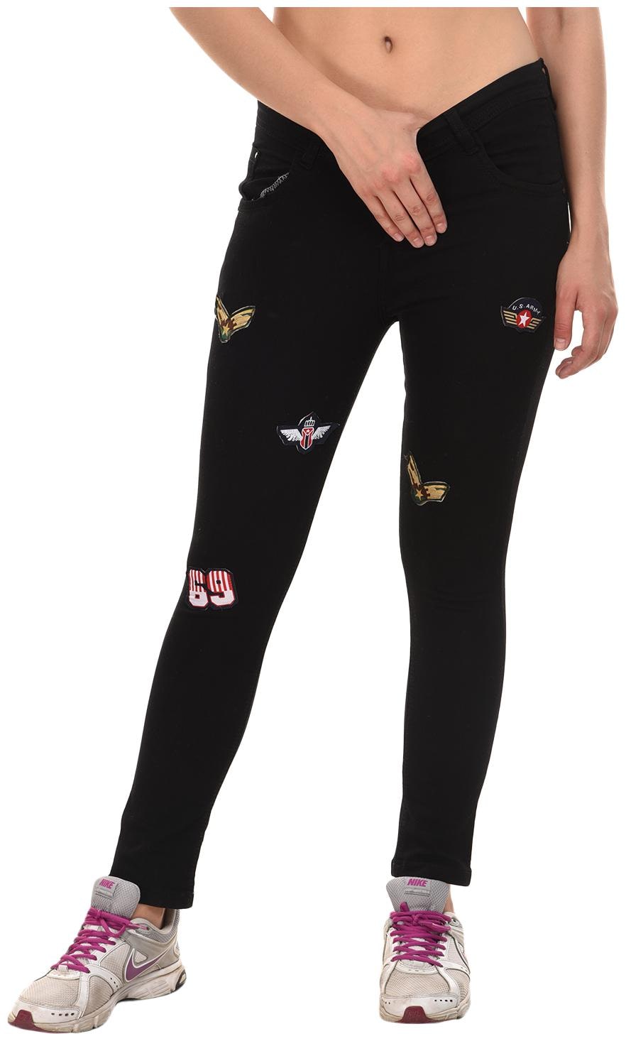 

ESSENCE JEANS Women Black Skinny fit Jeans