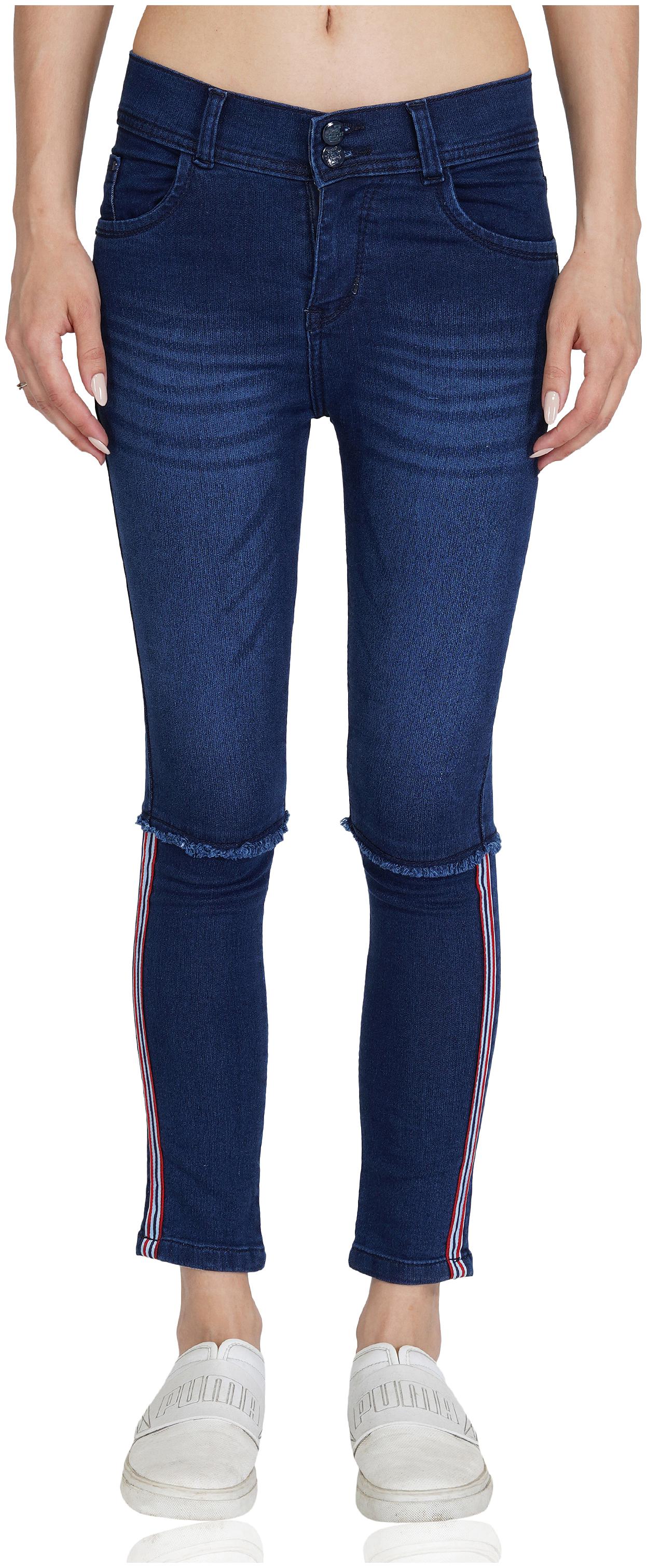 

ESSENCE JEANS Women Navy Straight fit Jeans