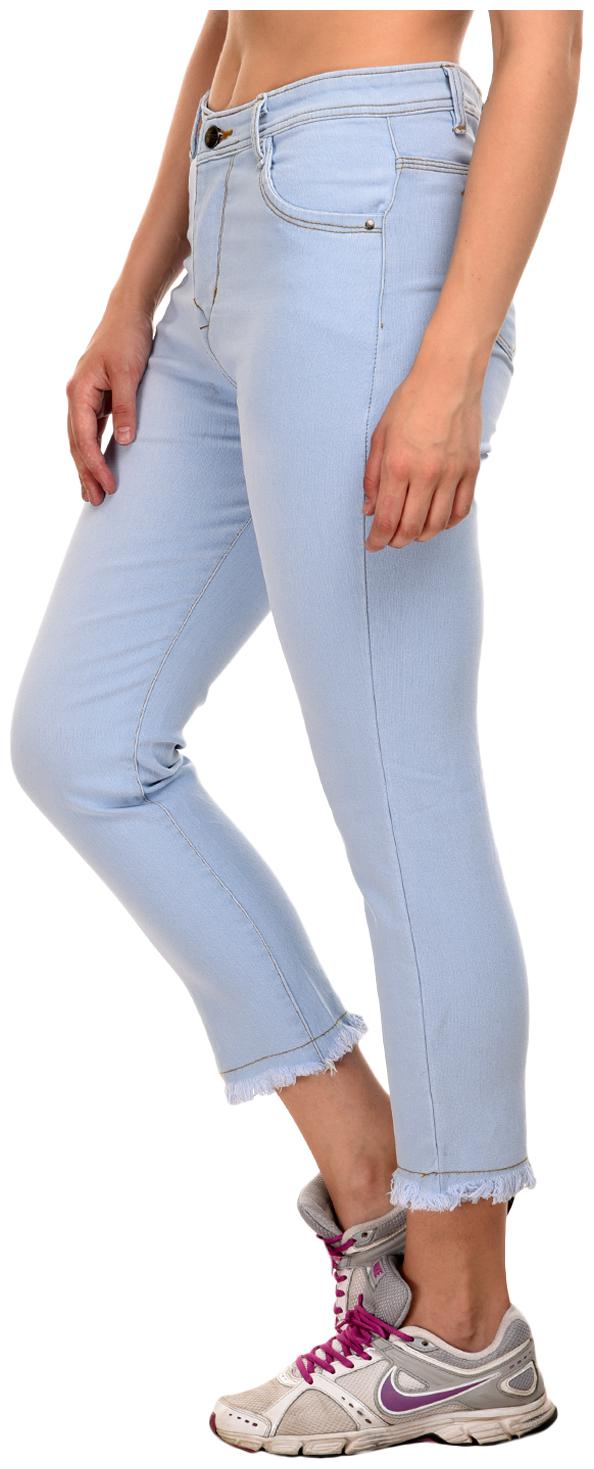 

Essence Light blue High Rise Solids Denim Jeans