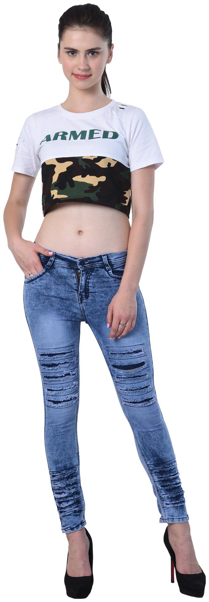 

ESSENCE JEANS Women Blue Skinny fit Jeans