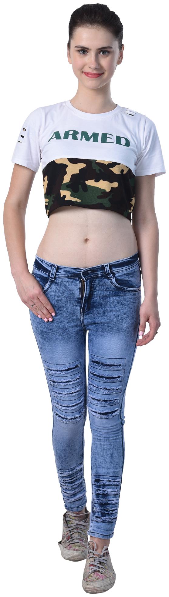 

ESSENCE JEANS Women Blue Skinny fit Jeans