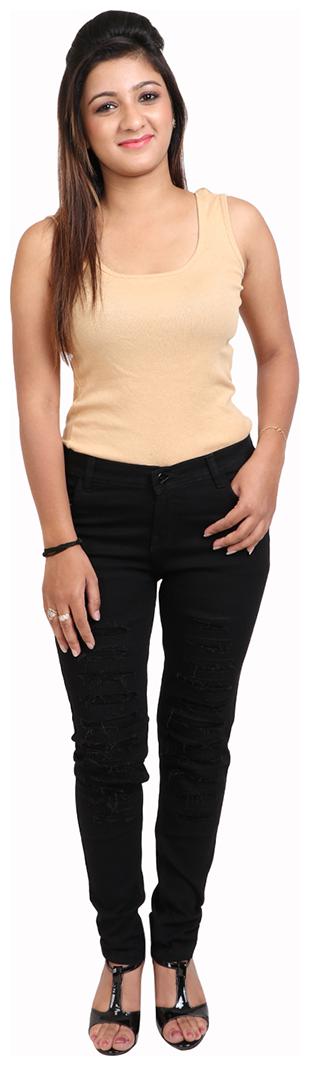

ESSENCE JEANS Women Black Skinny fit Jeans