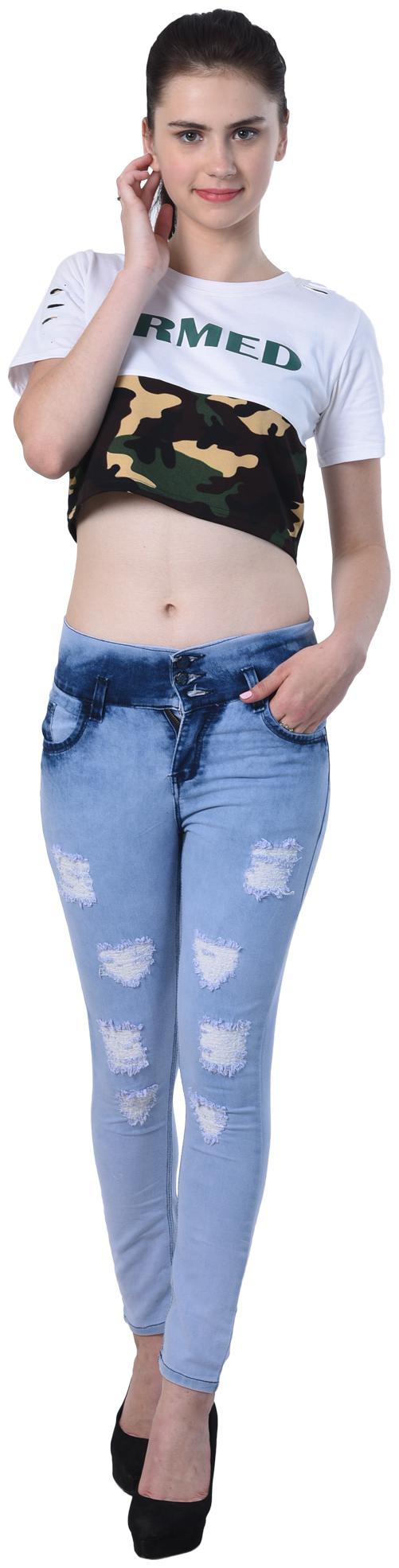 

ESSENCE JEANS Women Blue Skinny fit Jeans