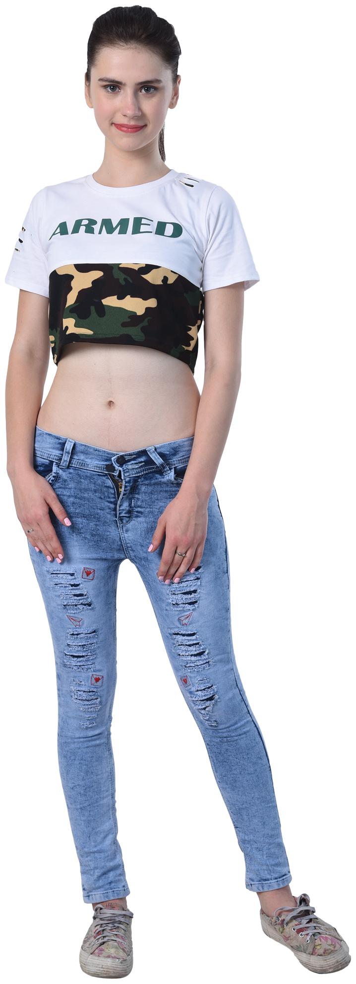 

ESSENCE JEANS Women Blue Skinny fit Jeans
