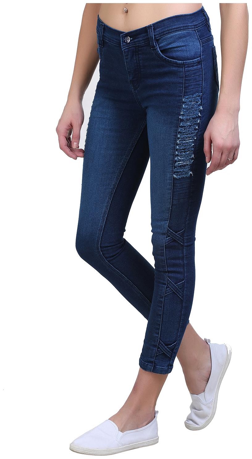 

ESSENCE JEANS Women Blue Straight fit Jeans