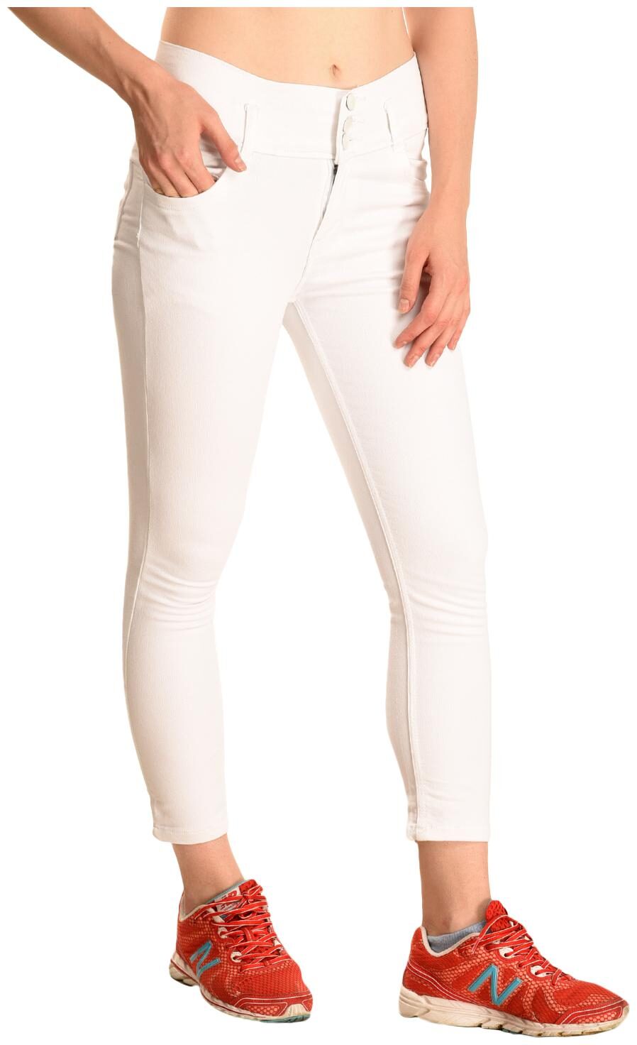 

ESSENCE JEANS Women White Skinny fit Jeans