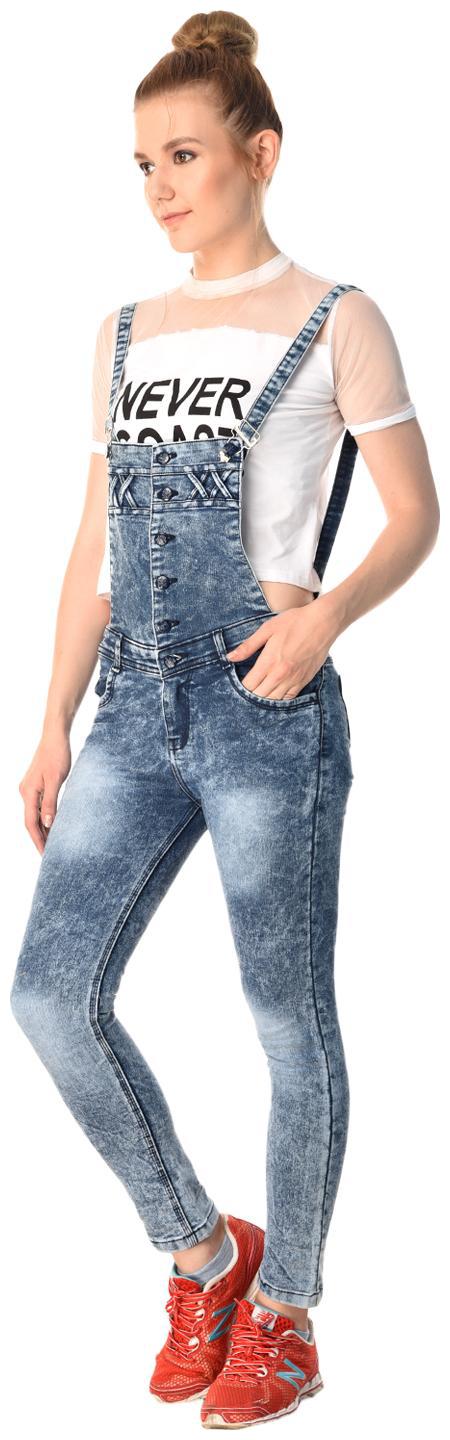 

ESSENCE JEANS Solid Dungaree - Blue