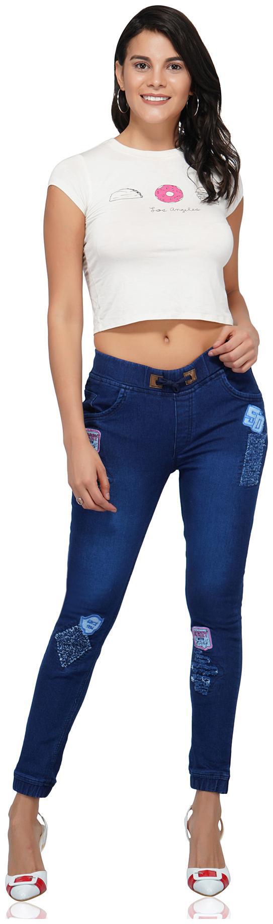 

ESSENCE JEANS Women Blue Skinny fit Jeans