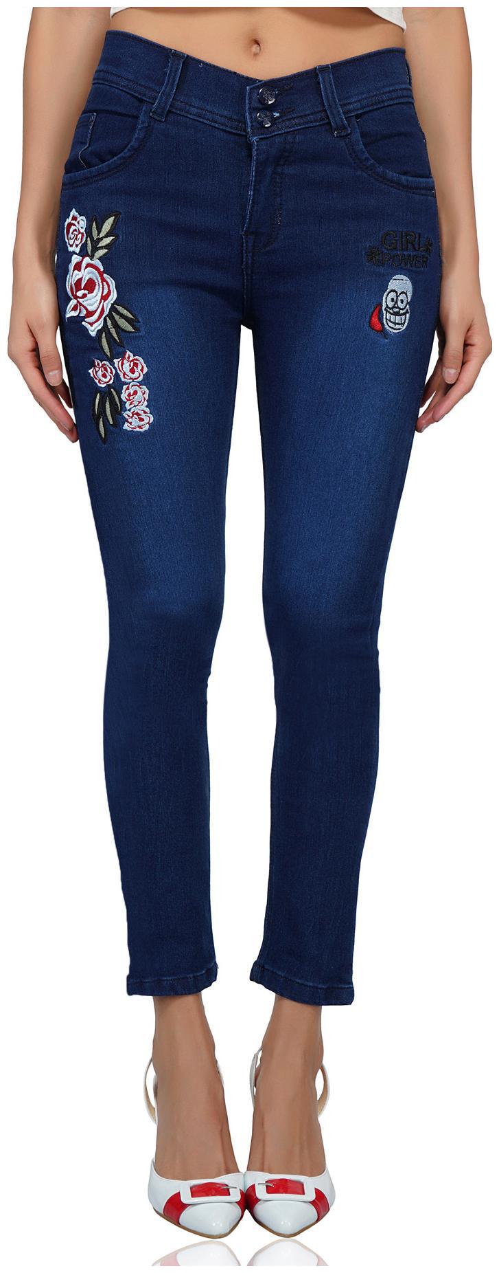 

ESSENCE JEANS Women Blue Skinny fit Jeans