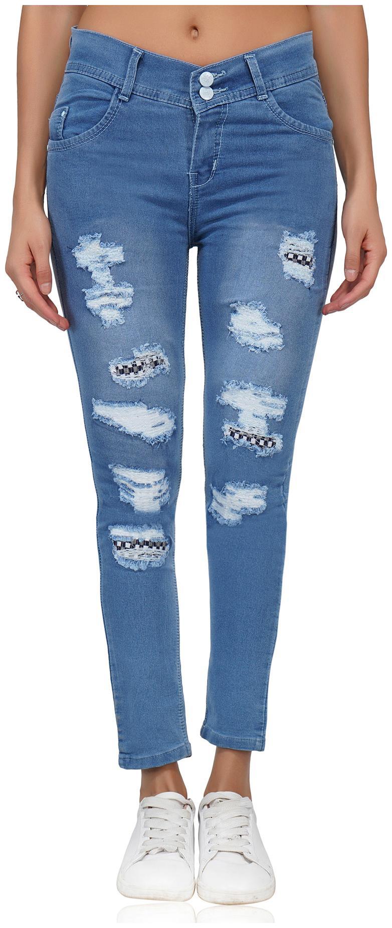 

ESSENCE JEANS Women Blue Skinny fit Jeans