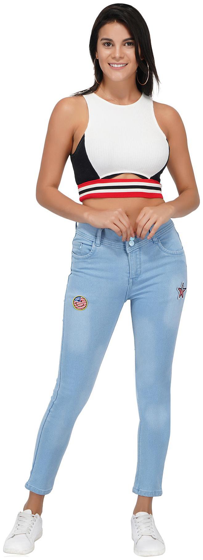 

ESSENCE JEANS Women Blue Skinny fit Jeans