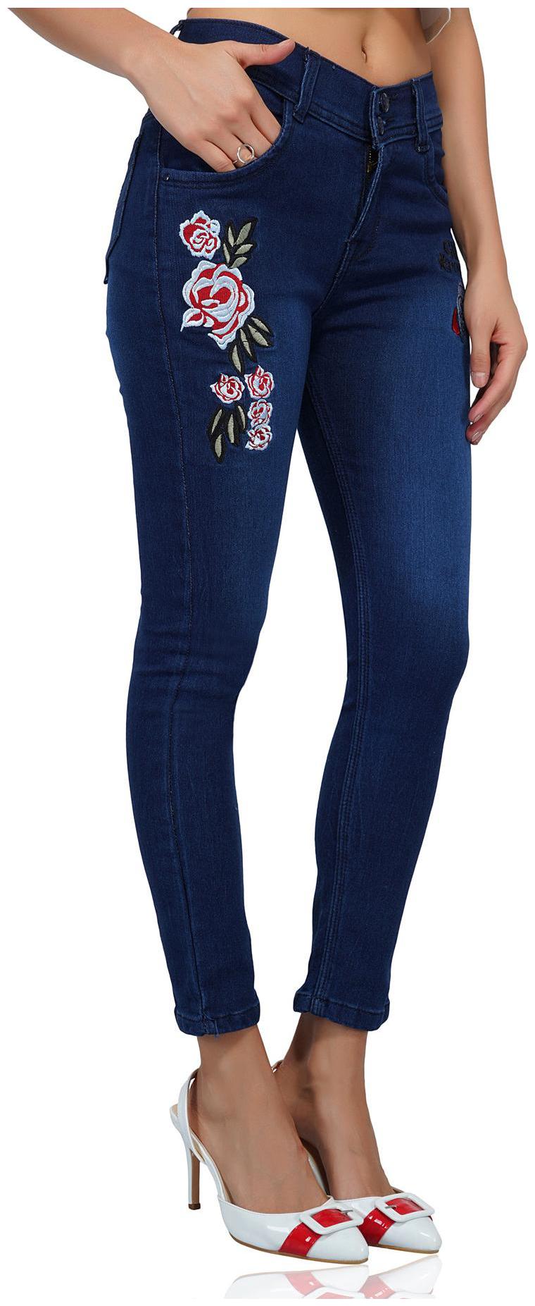 

ESSENCE JEANS Women Blue Skinny fit Jeans