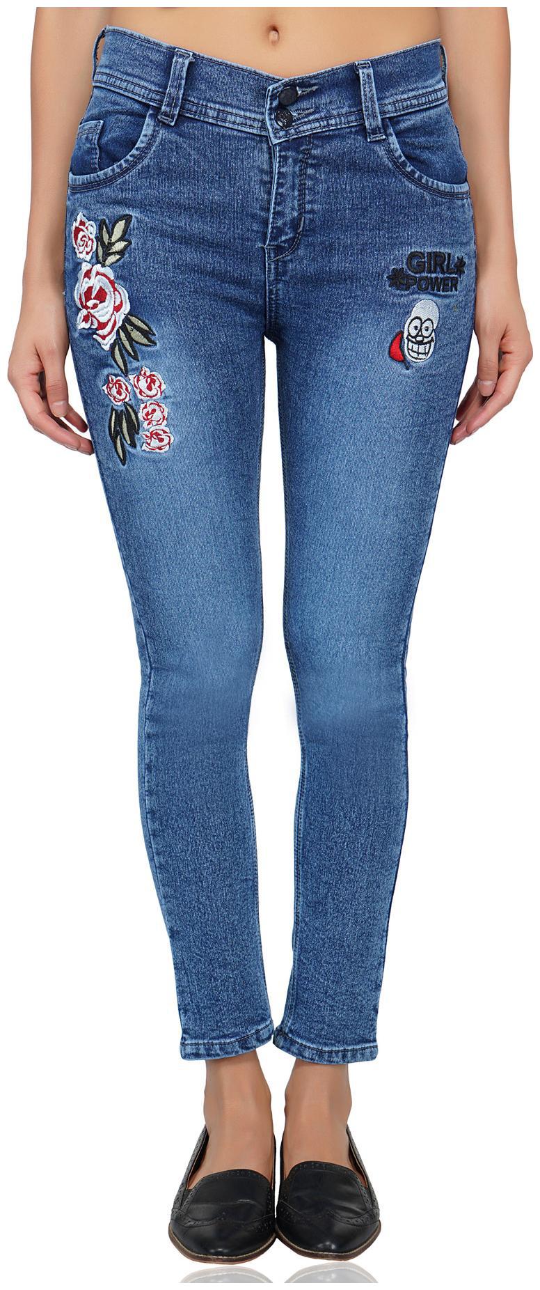 

ESSENCE JEANS Women Blue Skinny fit Jeans
