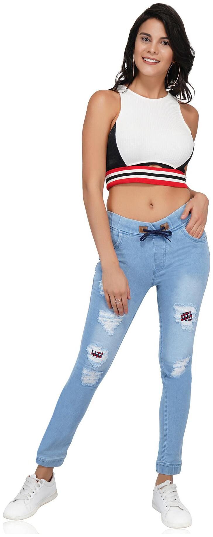 

ESSENCE JEANS Women Blue Skinny fit Jeans