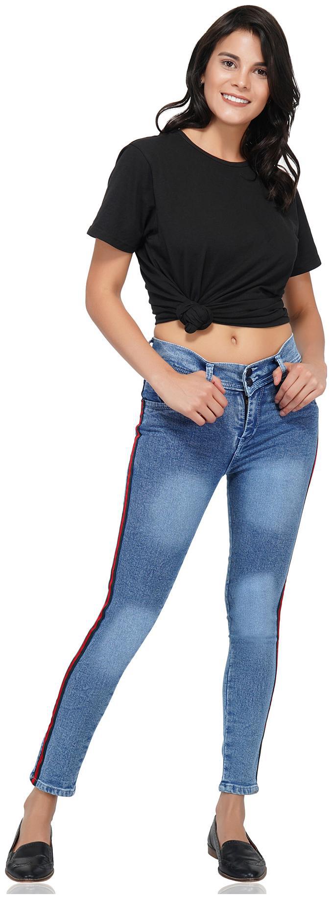 

ESSENCE JEANS Women Blue Skinny fit Jeans