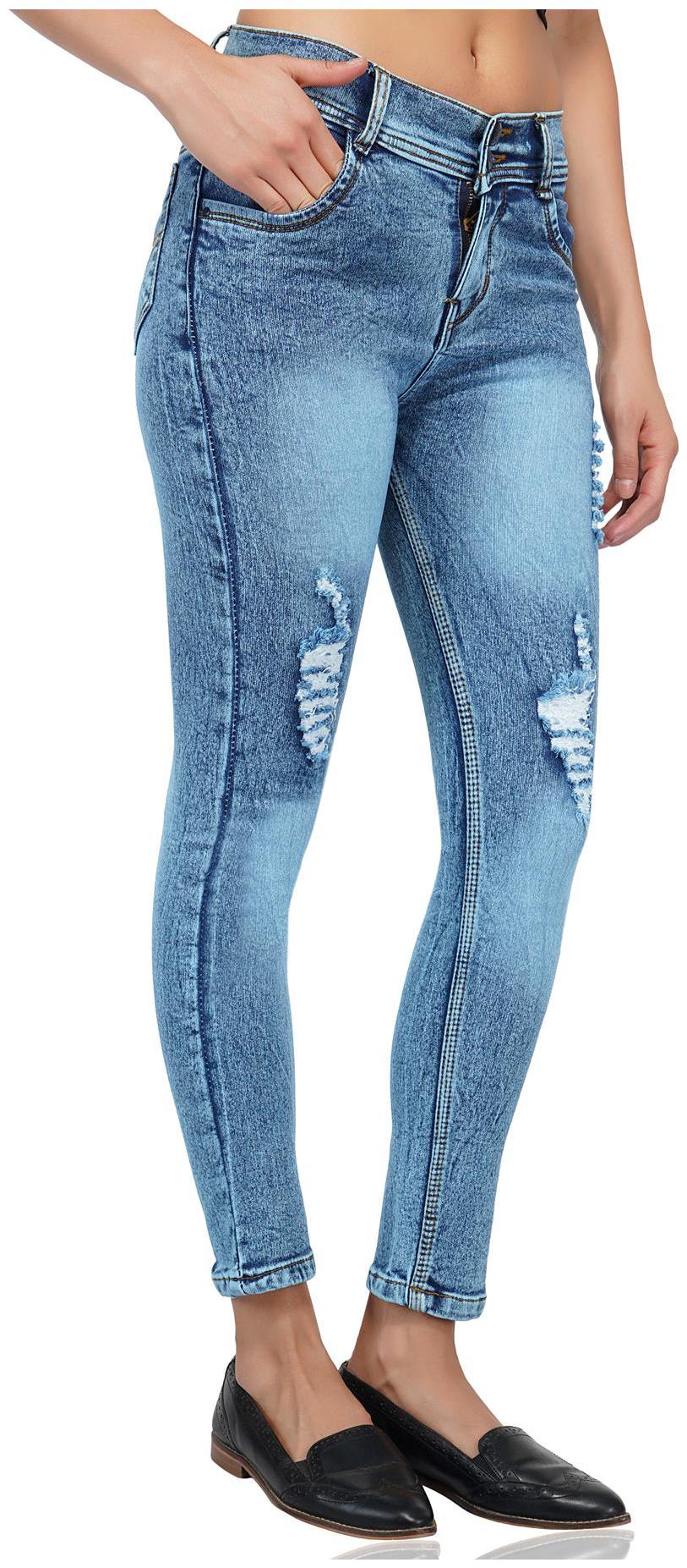 

ESSENCE JEANS Women Blue Skinny fit Jeans