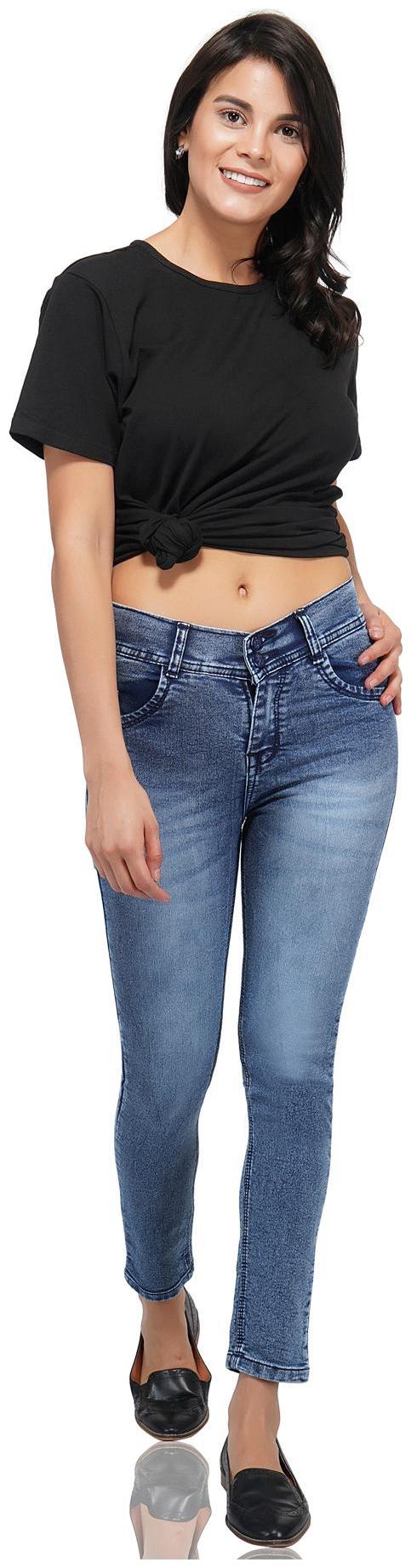 

ESSENCE JEANS Women Blue Skinny fit Jeans