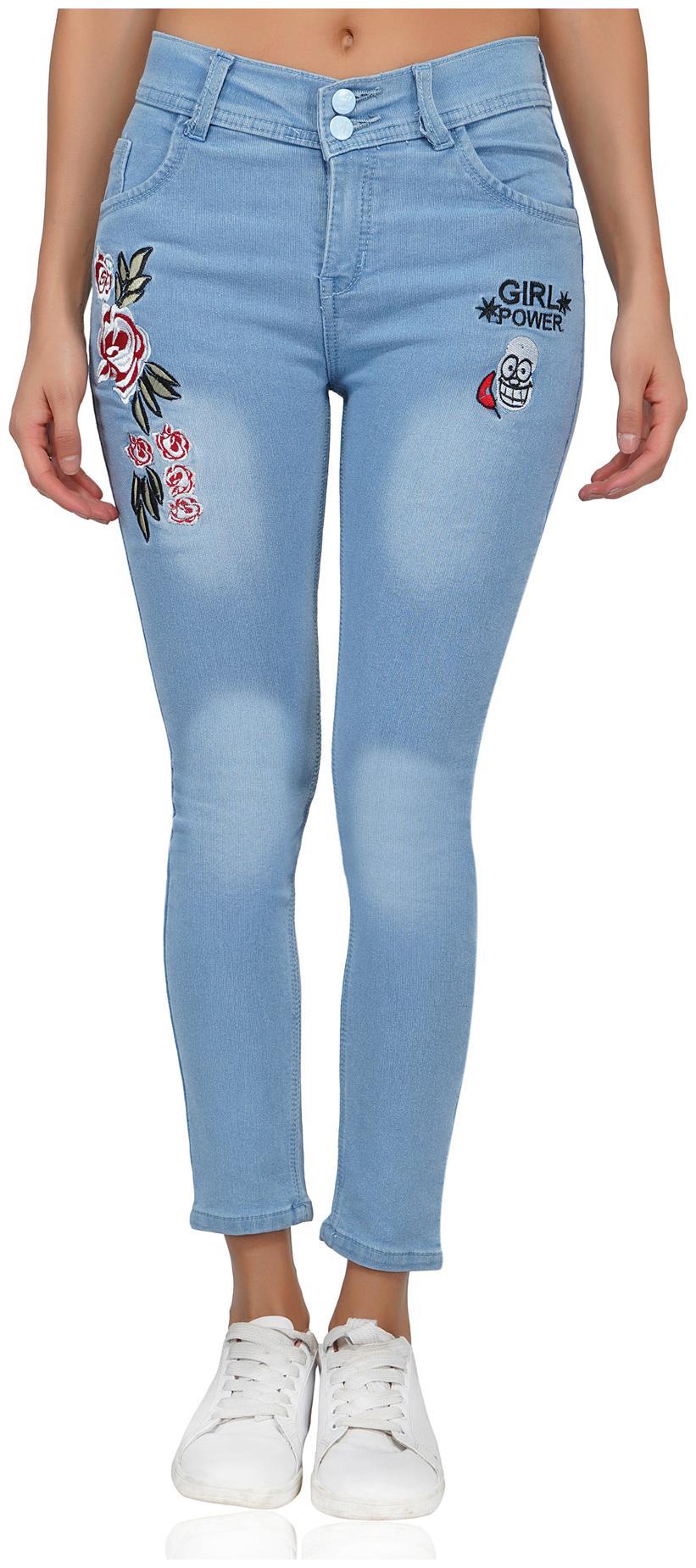 

ESSENCE JEANS Women Blue Skinny fit Jeans