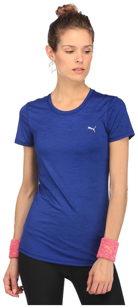 

Puma Women Solid Sports T-Shirt - Blue