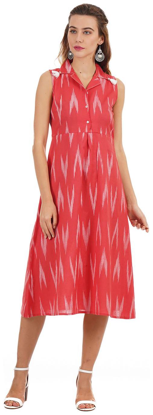 

Ethnicity Women Red A Line Kurta