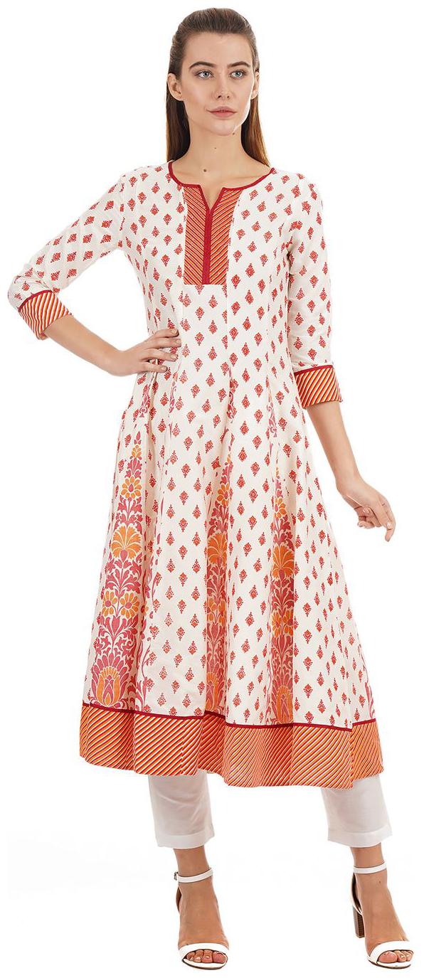 

Ethnicity Women Multi Printed Anarkali Kurta