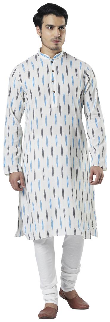 

Ethnix By Raymond Men White Regular Fit Kurta