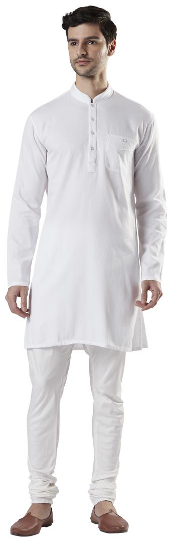 

Ethnix By Raymond Men White Regular Fit Kurta