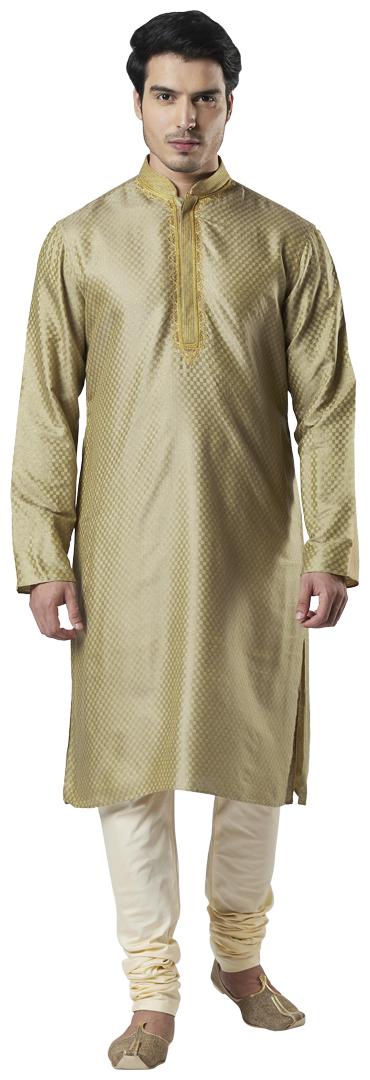 

Ethnix By Raymond Men Beige Regular Fit Kurta