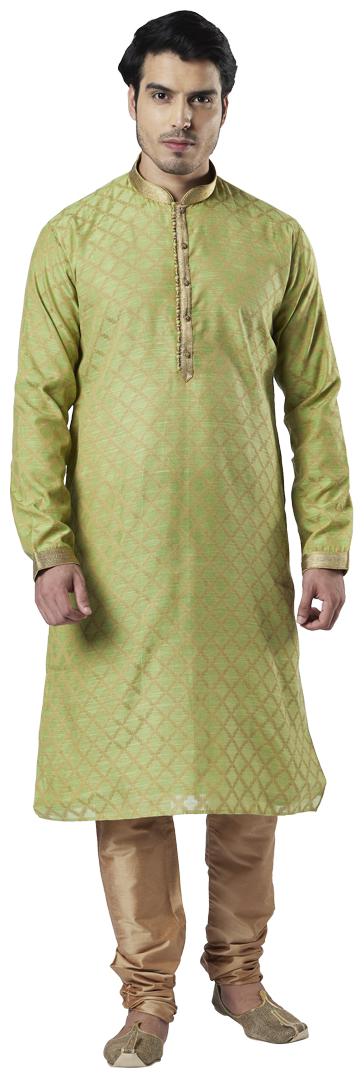 

Ethnix By Raymond Men Green Regular Fit Kurta