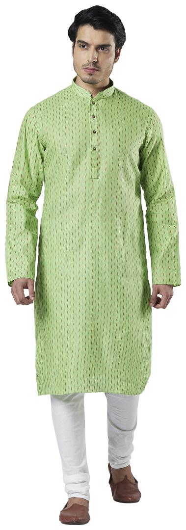 

Ethnix By Raymond Men Green Regular Fit Kurta