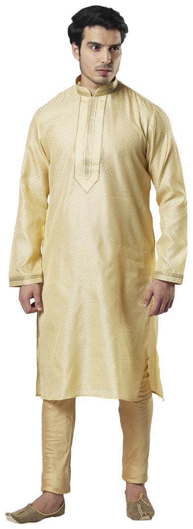 

Ethnix By Raymond Men Beige Regular Fit Kurta