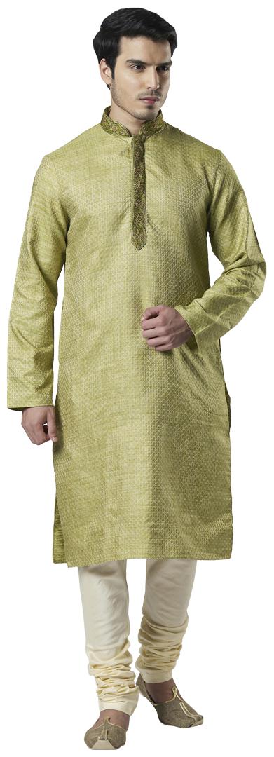 

Ethnix By Raymond Men Green Regular Fit Kurta